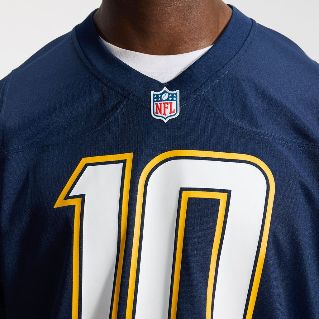 Los Angeles Chargers Justin Herbert Nike Alternate Charger Power Game Player Jersey - Gold