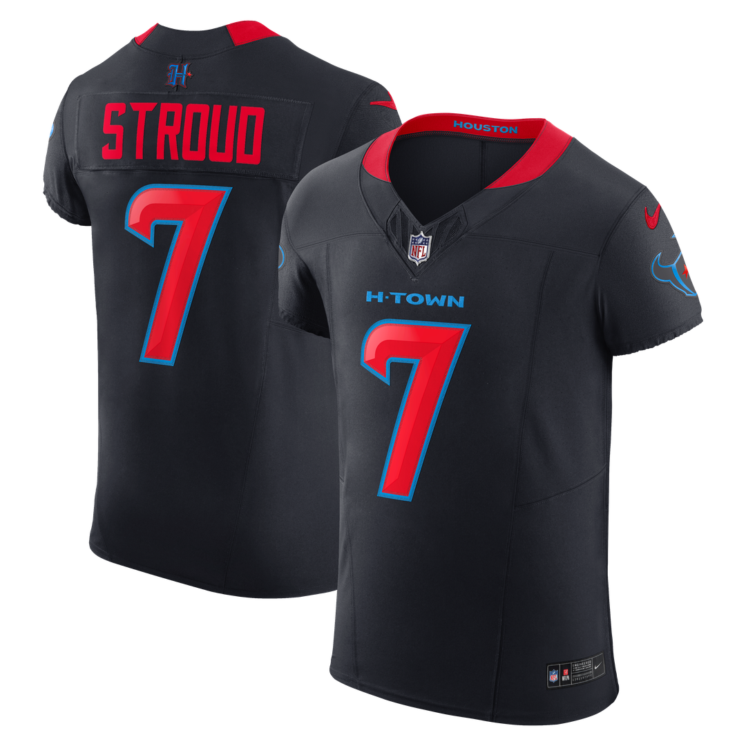 Houston Texans C.J. Stroud Nike Alternate 2 Vapor F.U.S.E. Elite Jersey - Navy