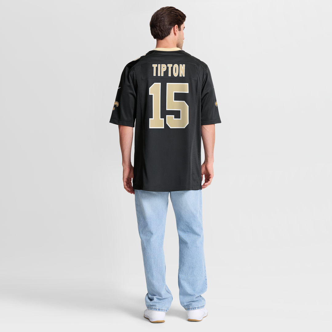 New Orleans Saints Mason Tipton Nike Team Game Jersey - Black
