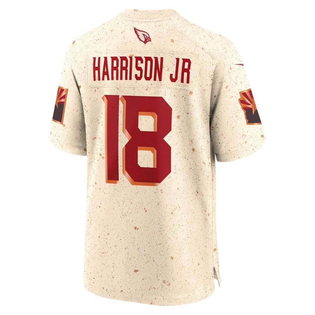 Arizona Cardinals Marvin Harrison Jr. Nike Rivalries Collection Game Jersey - Natural