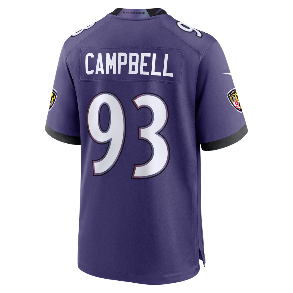 Baltimore Ravens Calais Campbell Nike Team Game Jersey - Purple