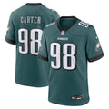 Philadelphia Eagles Jalen Carter Nike Team Game Jersey - Midnight Green