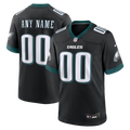 Philadelphia Eagles Nike Alternate Custom Game Jersey - Black