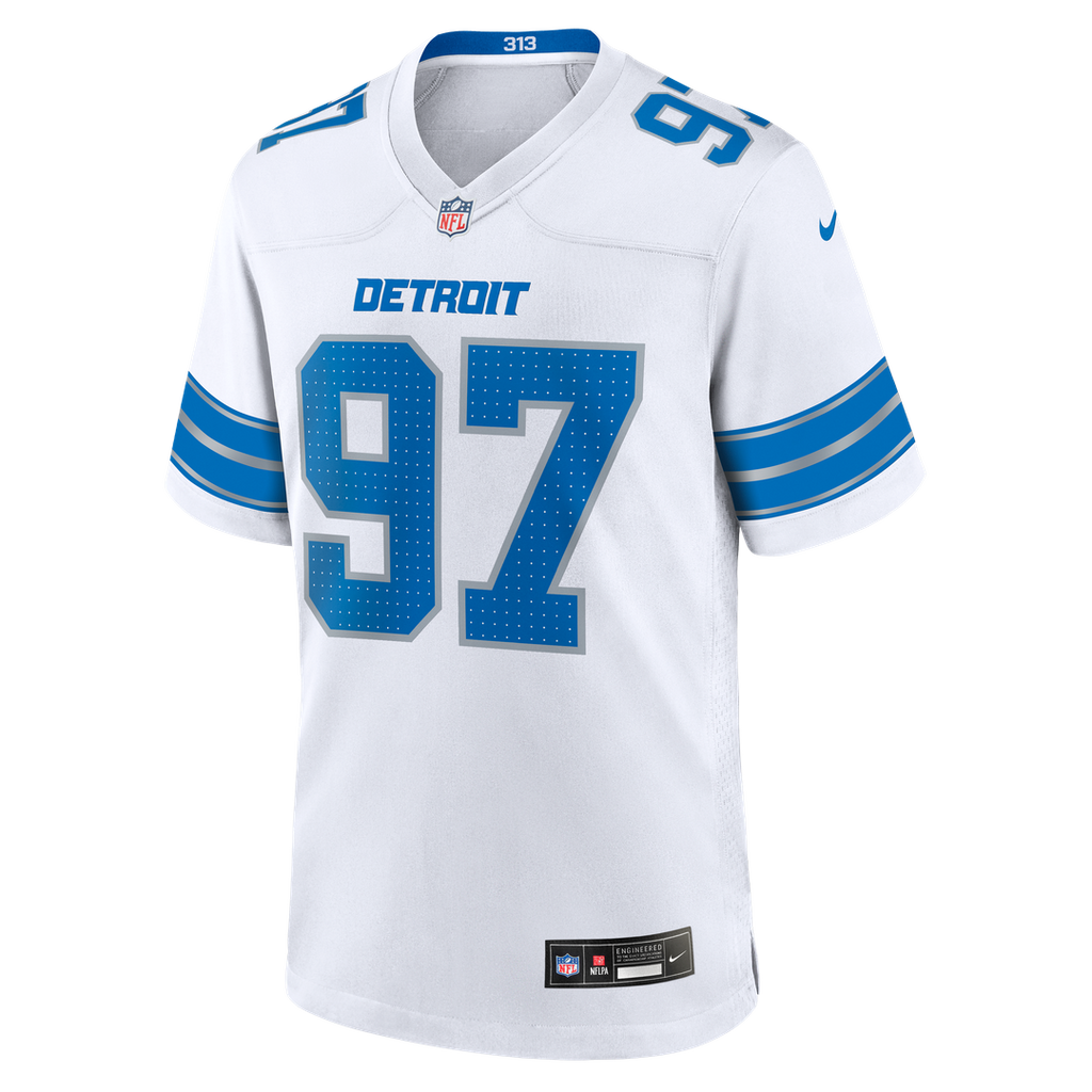 Detroit Lions Aidan Hutchinson Nike Game Jersey - Blue