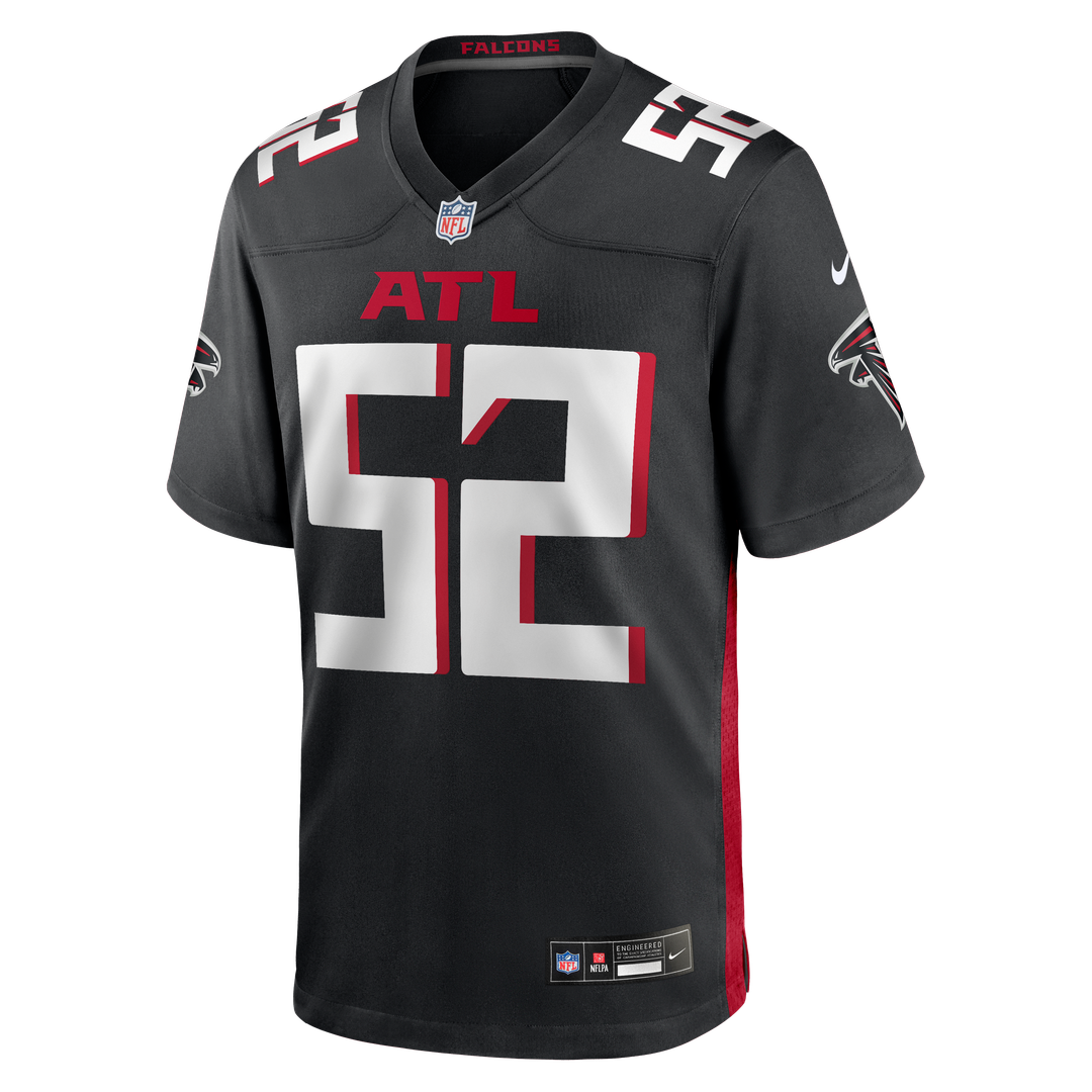 Atlanta Falcons Jovaughn Gwyn Nike Team Game Jersey - Black