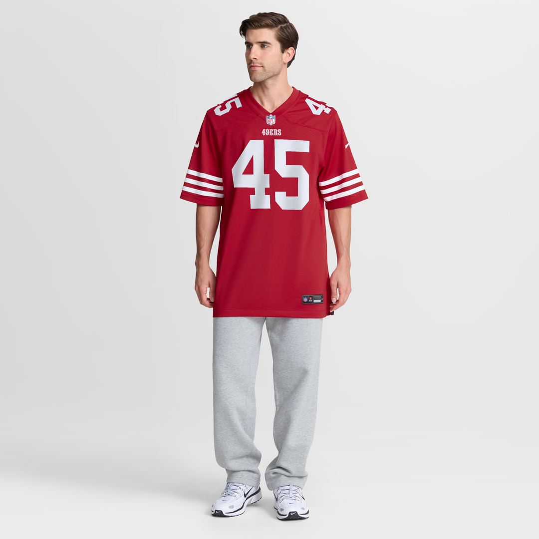 San Francisco 49ers Nick Martin Nike Team Game Jersey - Scarlet