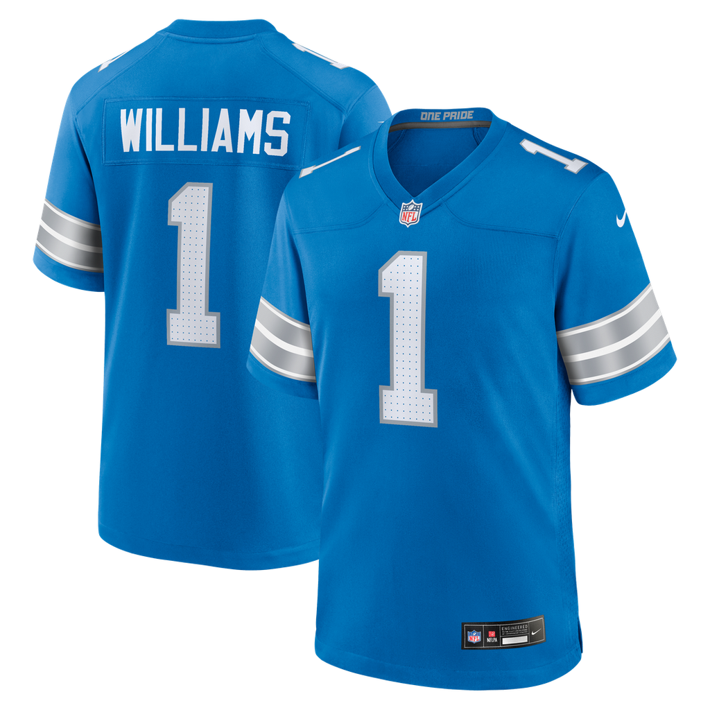 Detroit Lions Jameson Williams Nike Game Player Jersey - Blue