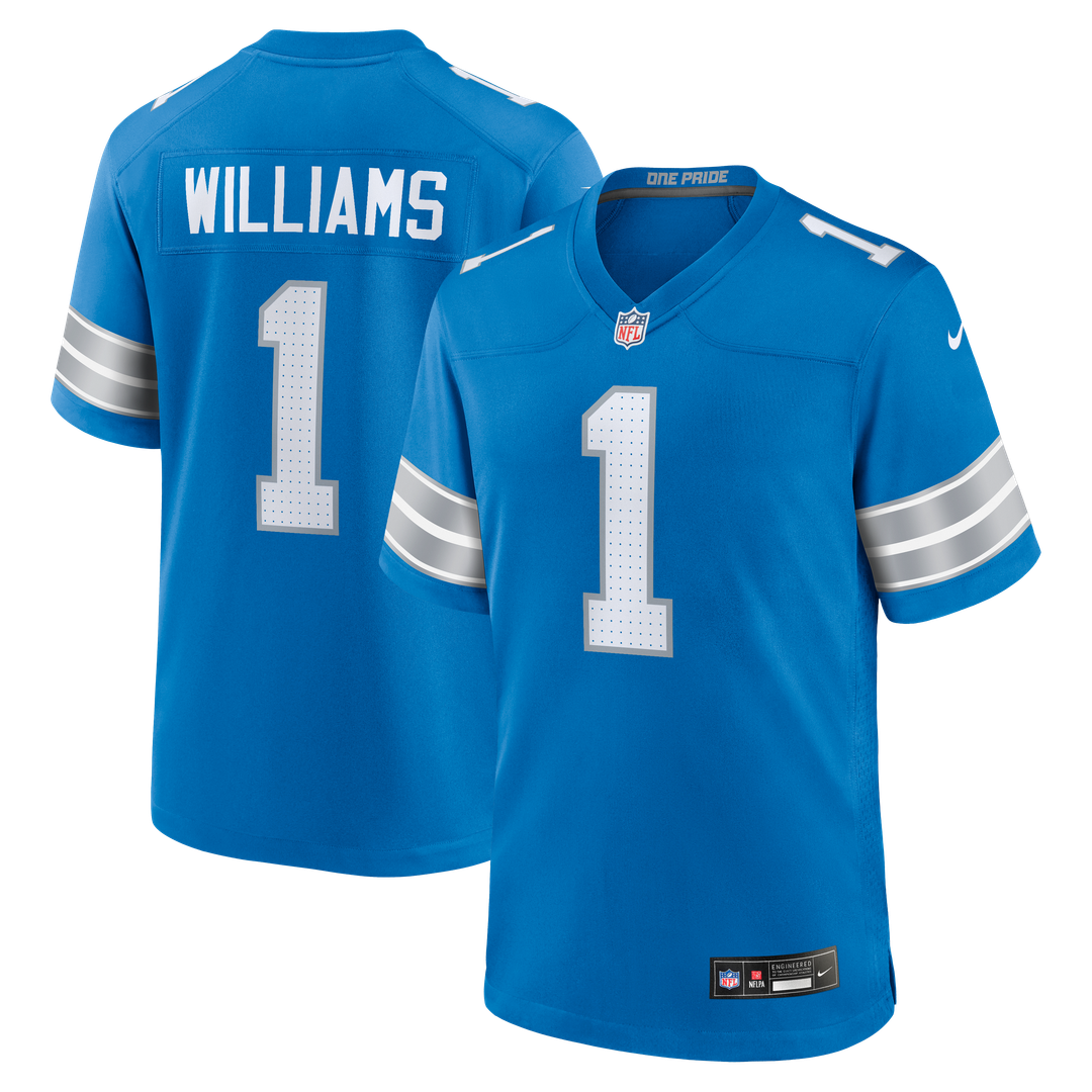 Detroit Lions Jameson Williams Nike Game Player Jersey - Blue
