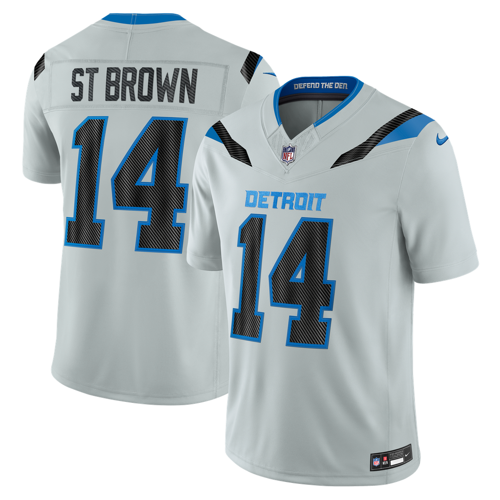 Detroit Lions Amon-Ra St. Brown Nike 2026 Rivalries Collection Stitched Limited Jersey - Silver