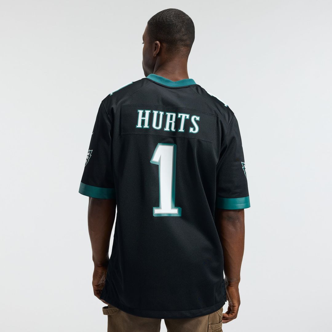 Philadelphia Eagles Jalen Hurts Nike Team Game Jersey - Midnight Green