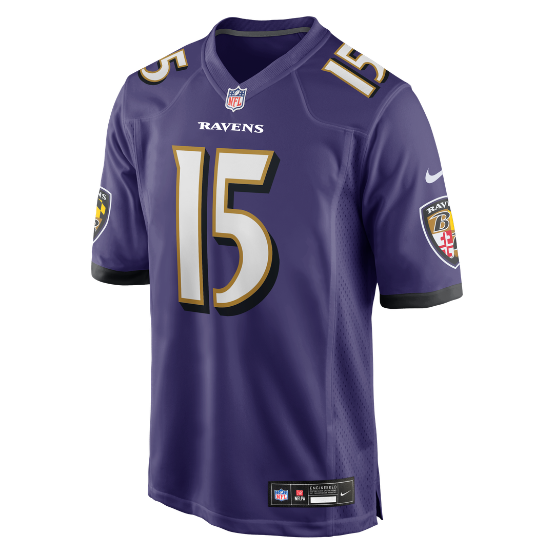 Baltimore Ravens Cooper Rush Nike Team Game Jersey - Purple