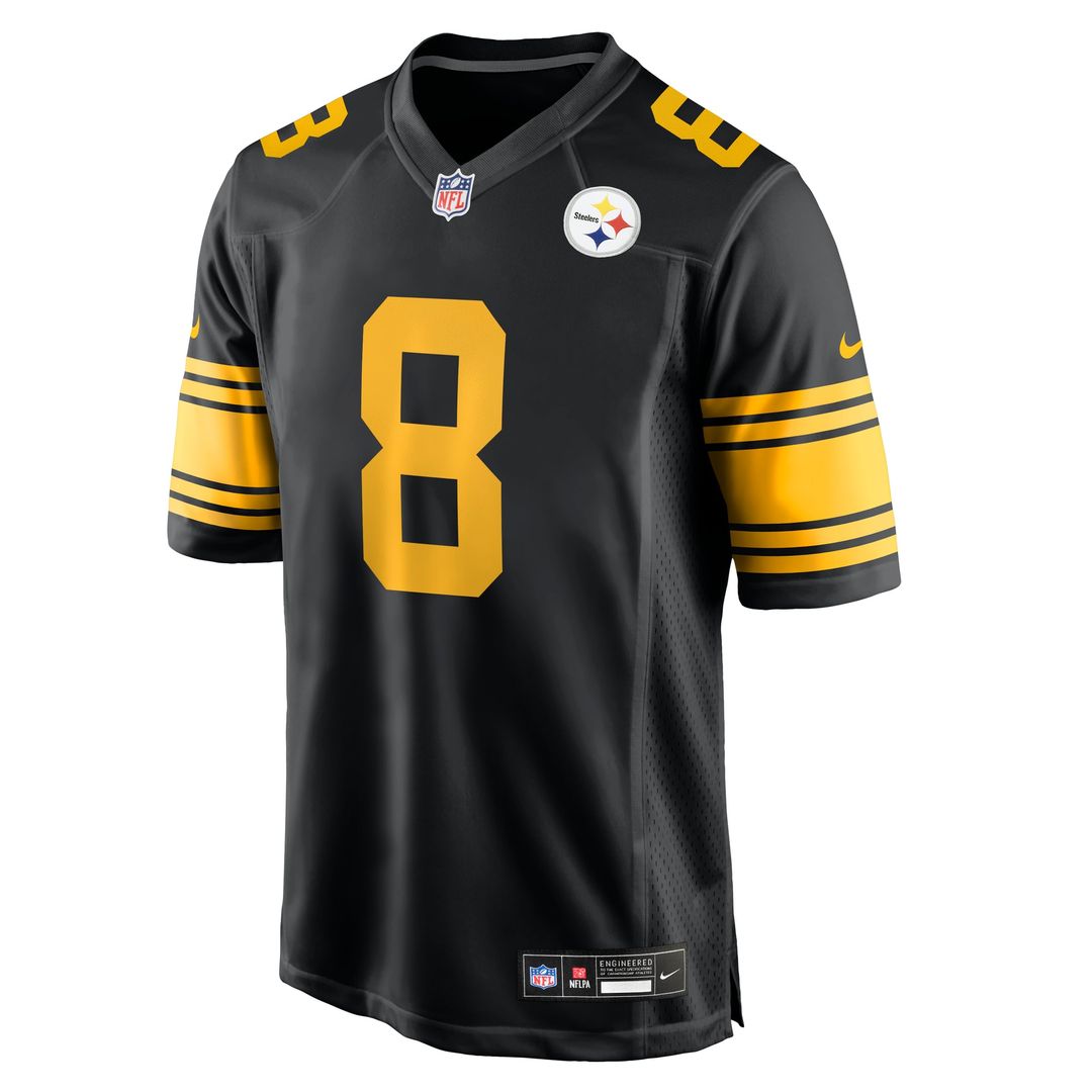 Pittsburgh Steelers Aaron Rodgers Nike Alternate Game Jersey - Black