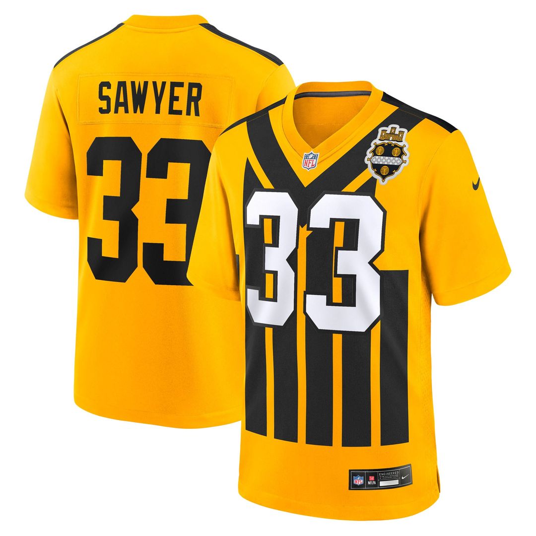 Pittsburgh Steelers Jack Sawyer Nike Team Game Jersey - Black