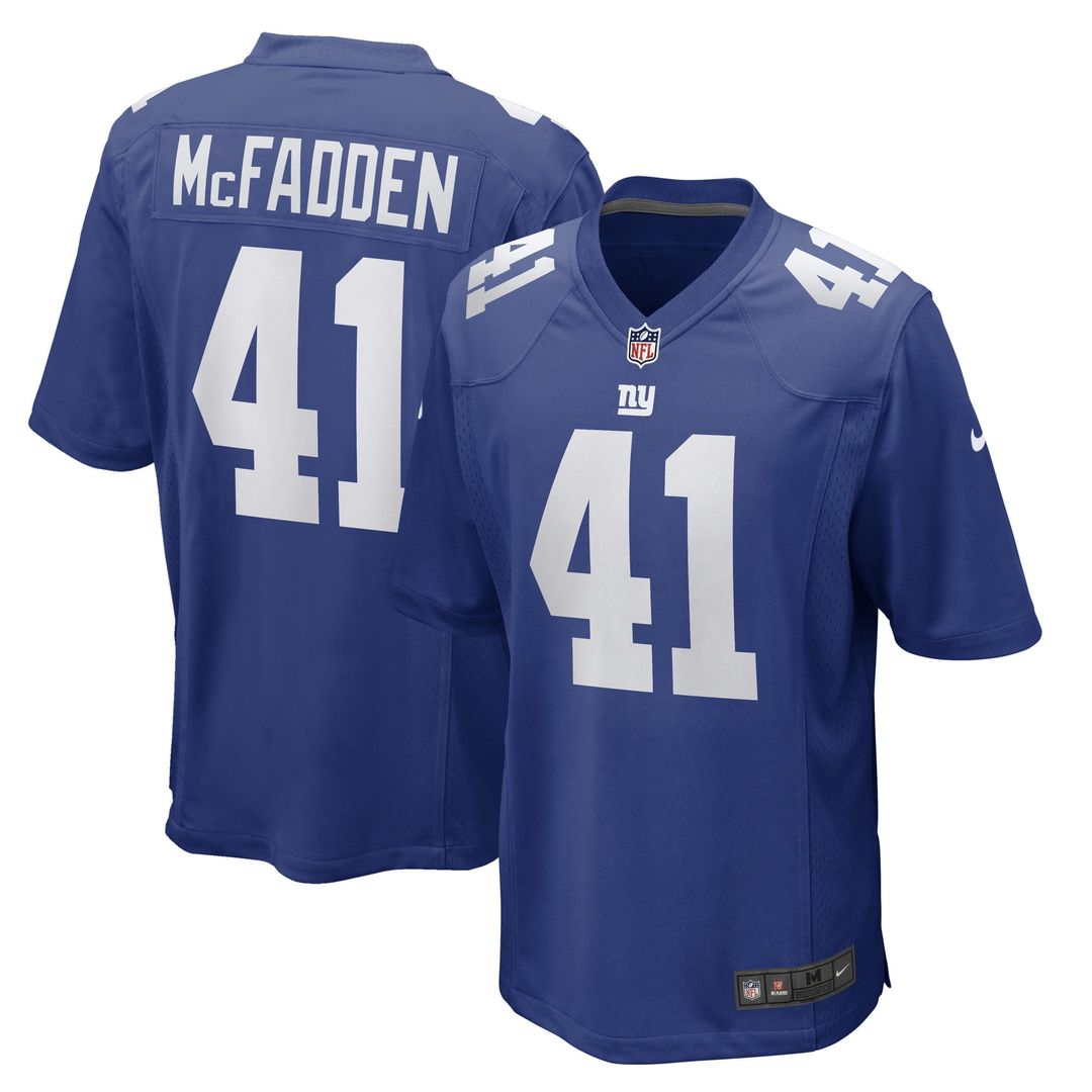New York Giants Micah McFadden Nike Game Player Jersey - Royal