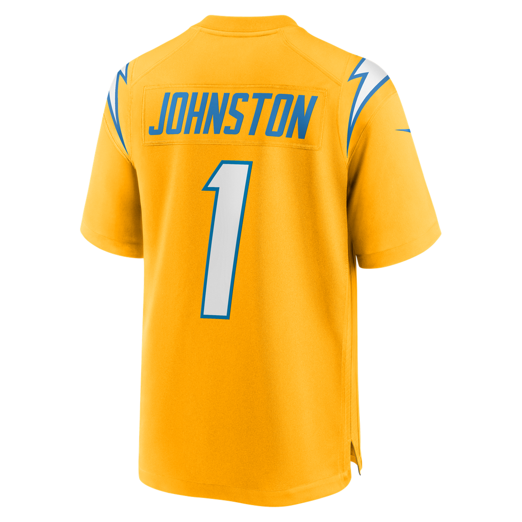 Los Angeles Chargers Quentin Johnston Nike Alternate Super Chargers Game Player Jersey - Navy