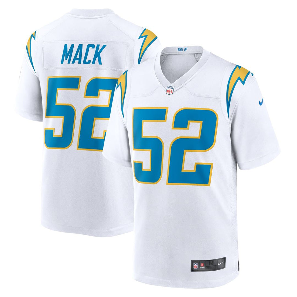 Los Angeles Chargers Khalil Mack Nike Game Jersey - White