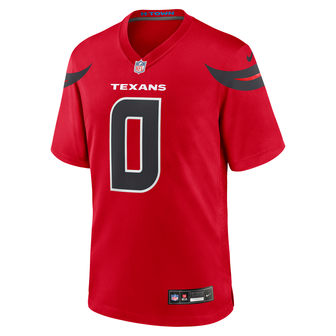 Houston Texans Azeez Al-Shaair Nike Alternate Game Jersey - Red