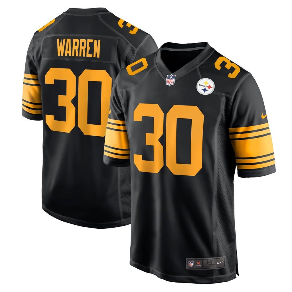 Pittsburgh Steelers Jaylen Warren Nike Alternate Game Jersey - Black