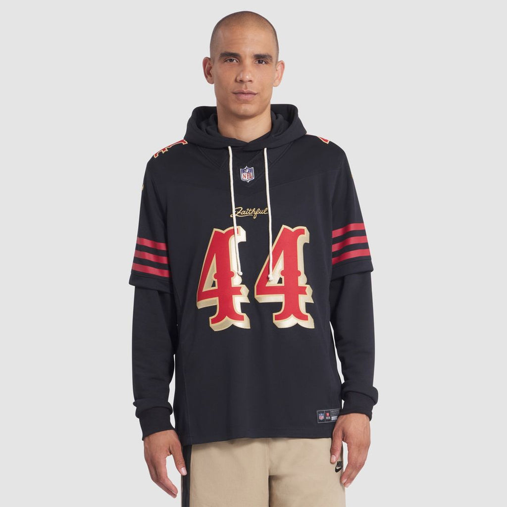 San Francisco 49ers Kyle Juszczyk Nike Rivalries Collection Stitched Limited Jersey - Black