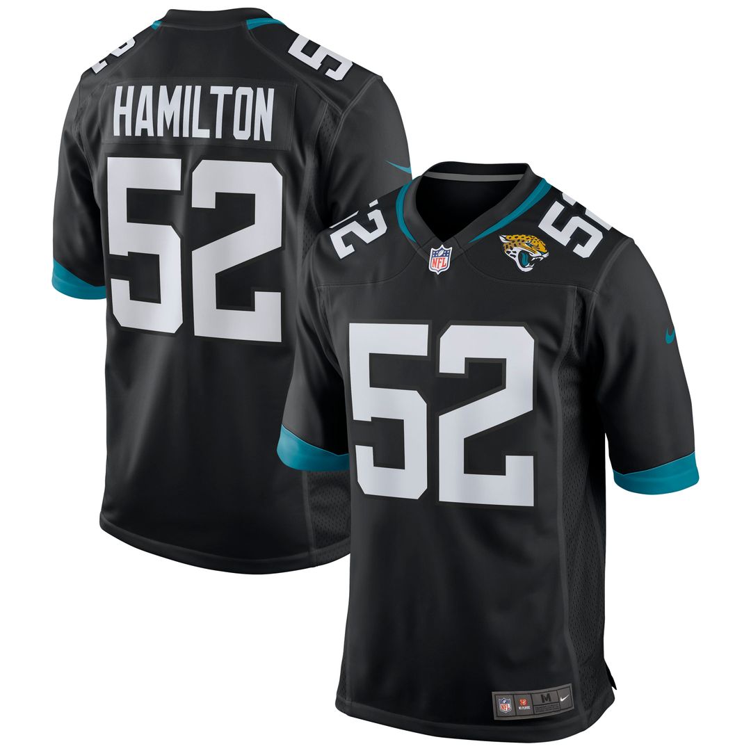Jacksonville Jaguars DaVon Hamilton Nike Game Jersey - Teal