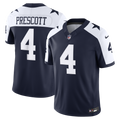 Dallas Cowboys Dak Prescott Nike Alternate Vapor F.U.S.E. Stitched Limited Jersey - Navy