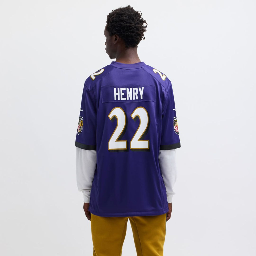 Baltimore Ravens Derrick Henry Nike Game Player Jersey - Purple