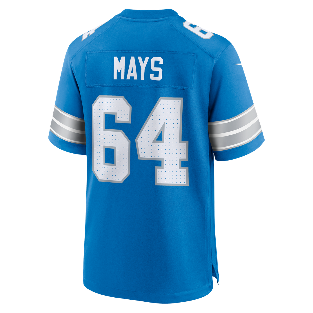 Detroit Lions Cade Mays Nike Team Game Jersey - Blue