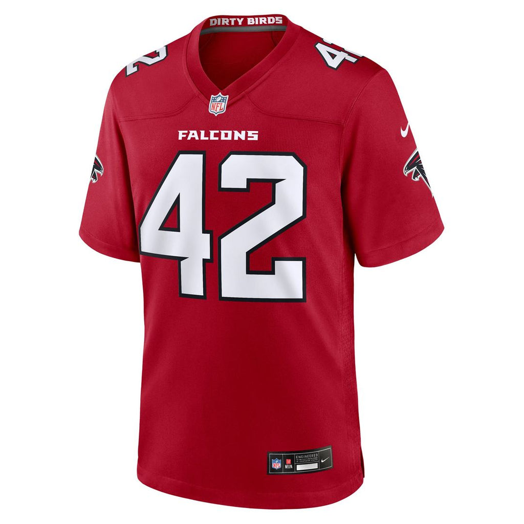 Atlanta Falcons Josh Woods Nike Team Game Jersey - Red