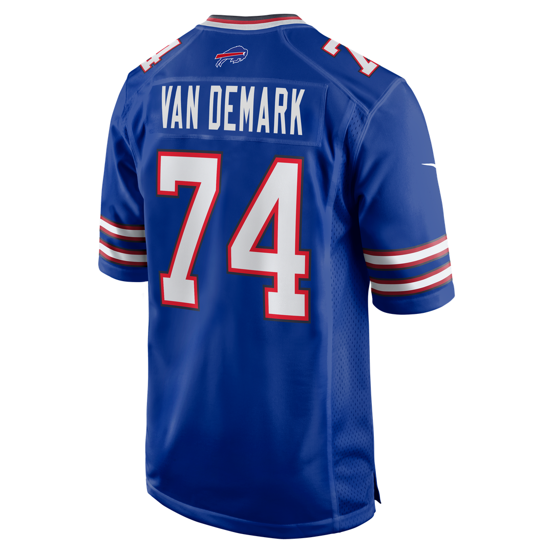 Buffalo Bills Ryan Van Demark Nike Game Player Jersey - Royal