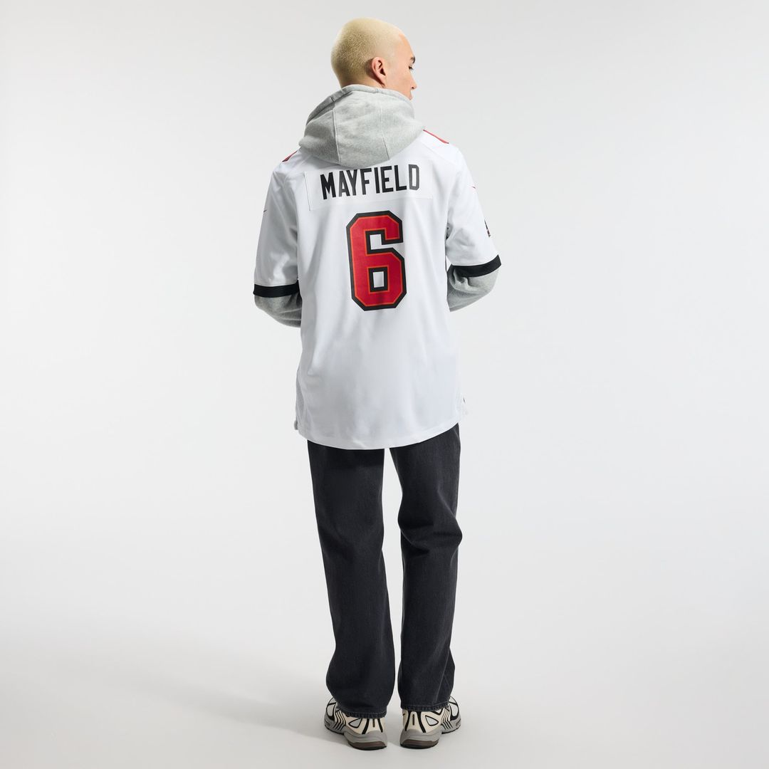 Tampa Bay Buccaneers Baker Mayfield Nike Away Game Jersey - White