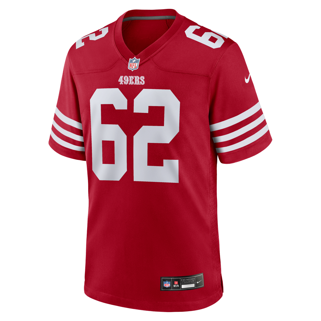 San Francisco 49ers Austen Pleasants Nike Team Game Jersey - Scarlet