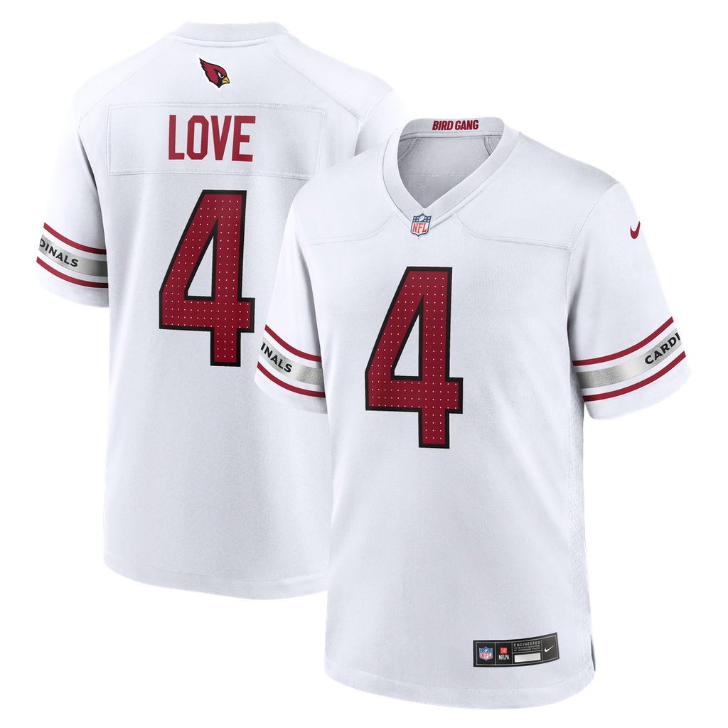 Arizona Cardinals Jeremiyah Love Nike Game Player Jersey - White