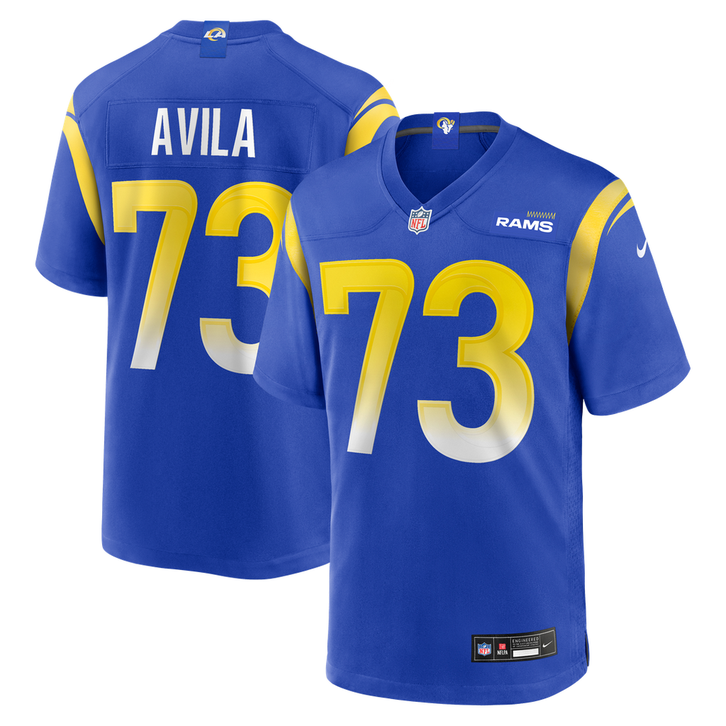 Los Angeles Rams Steve Avila Nike Home Game Jersey - Royal