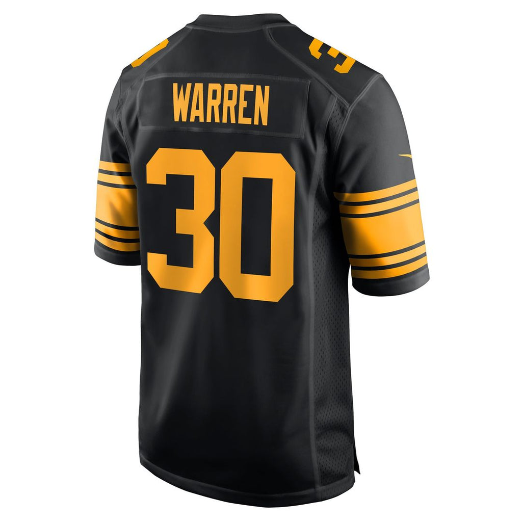 Pittsburgh Steelers Jaylen Warren Nike Alternate Game Jersey - Black