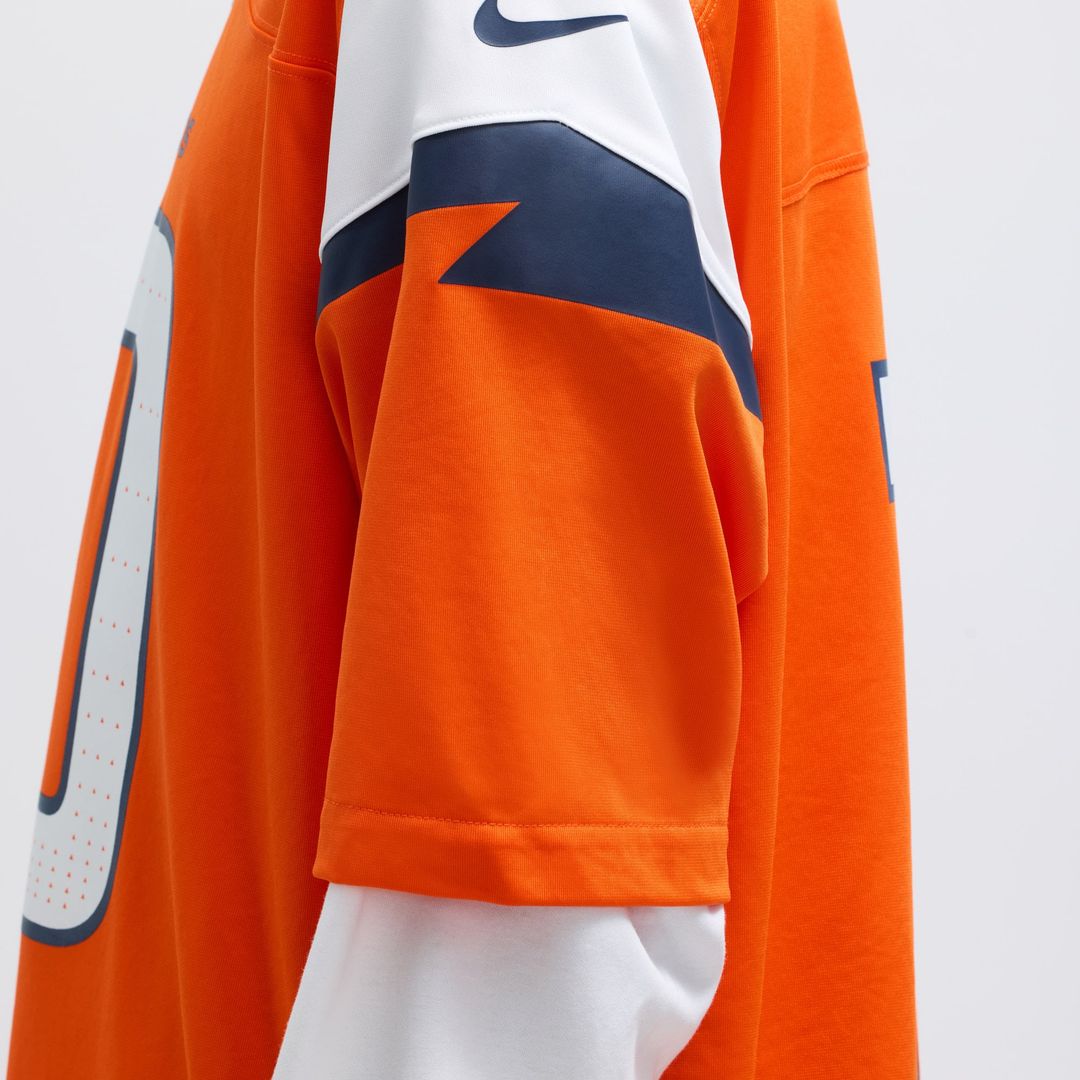 Denver Broncos Bo Nix Nike Player Game Jersey - Orange
