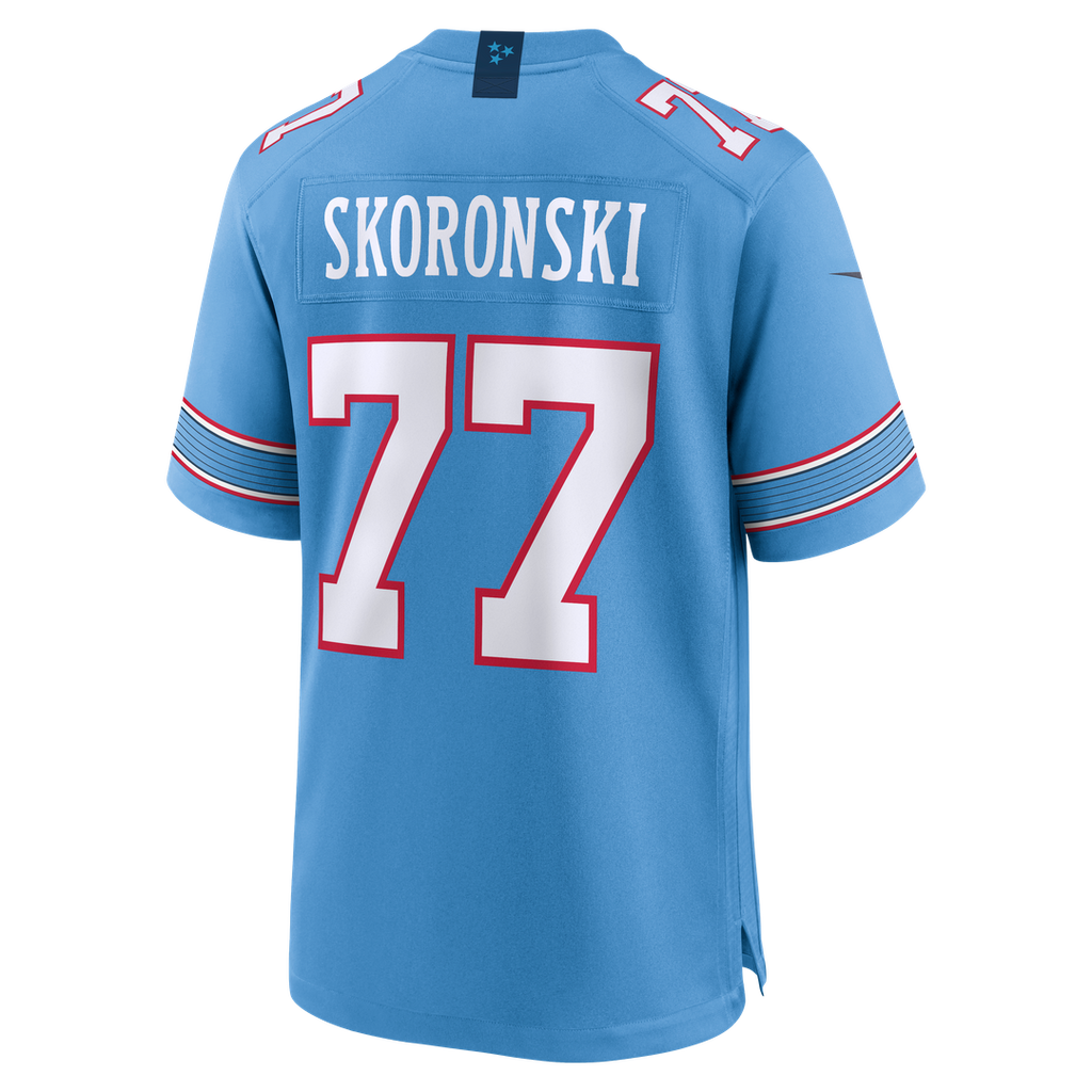 Tennessee Titans Peter Skoronski Nike Game Jersey - Light Blue
