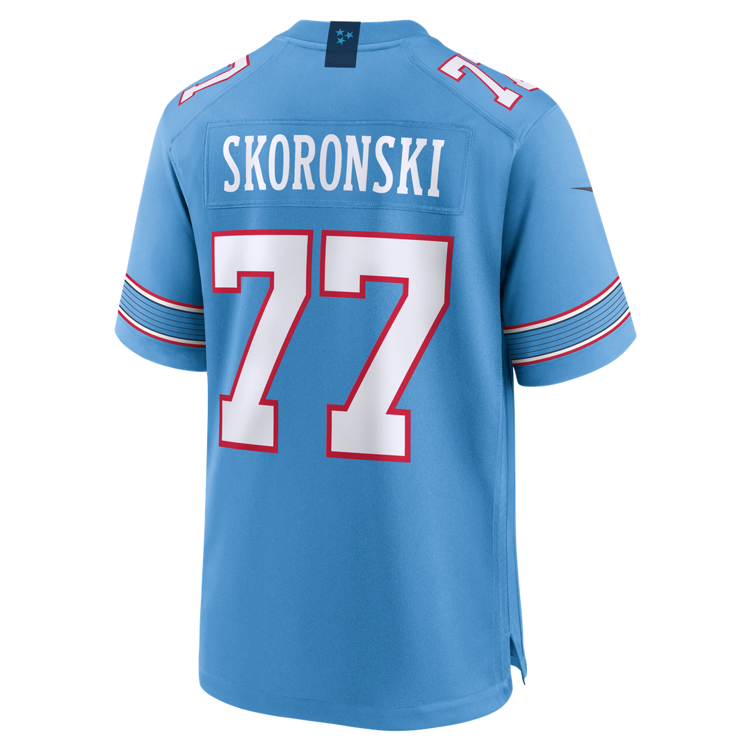 Tennessee Titans Peter Skoronski Nike Game Jersey - Light Blue