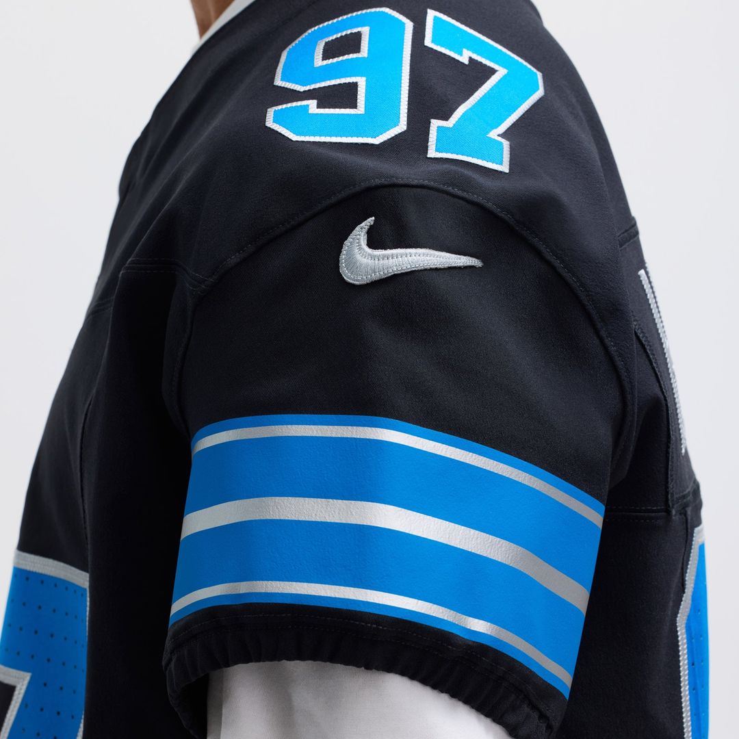 Detroit Lions Aidan Hutchinson Nike Alternate Vapor F.U.S.E. Elite Jersey - Black
