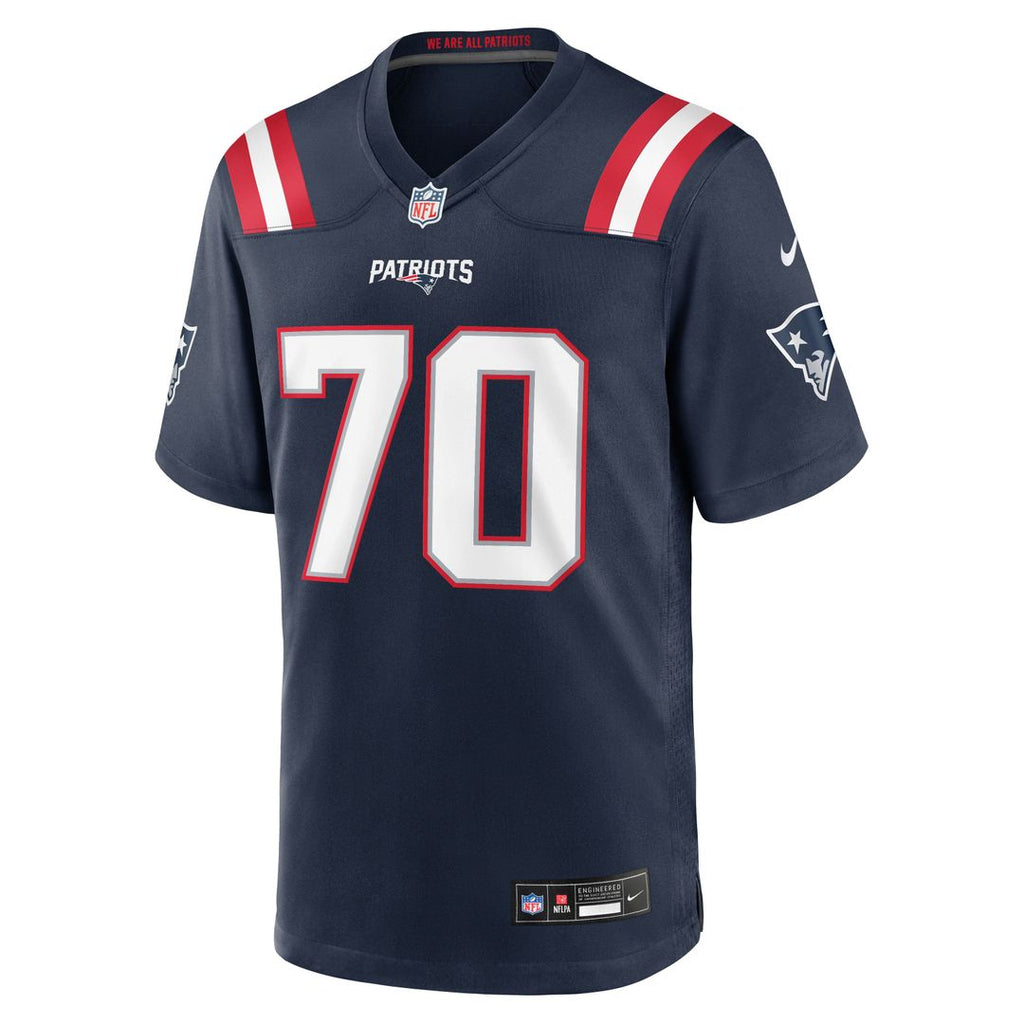 New England Patriots Greg Van Roten Nike Team Game Jersey - Navy