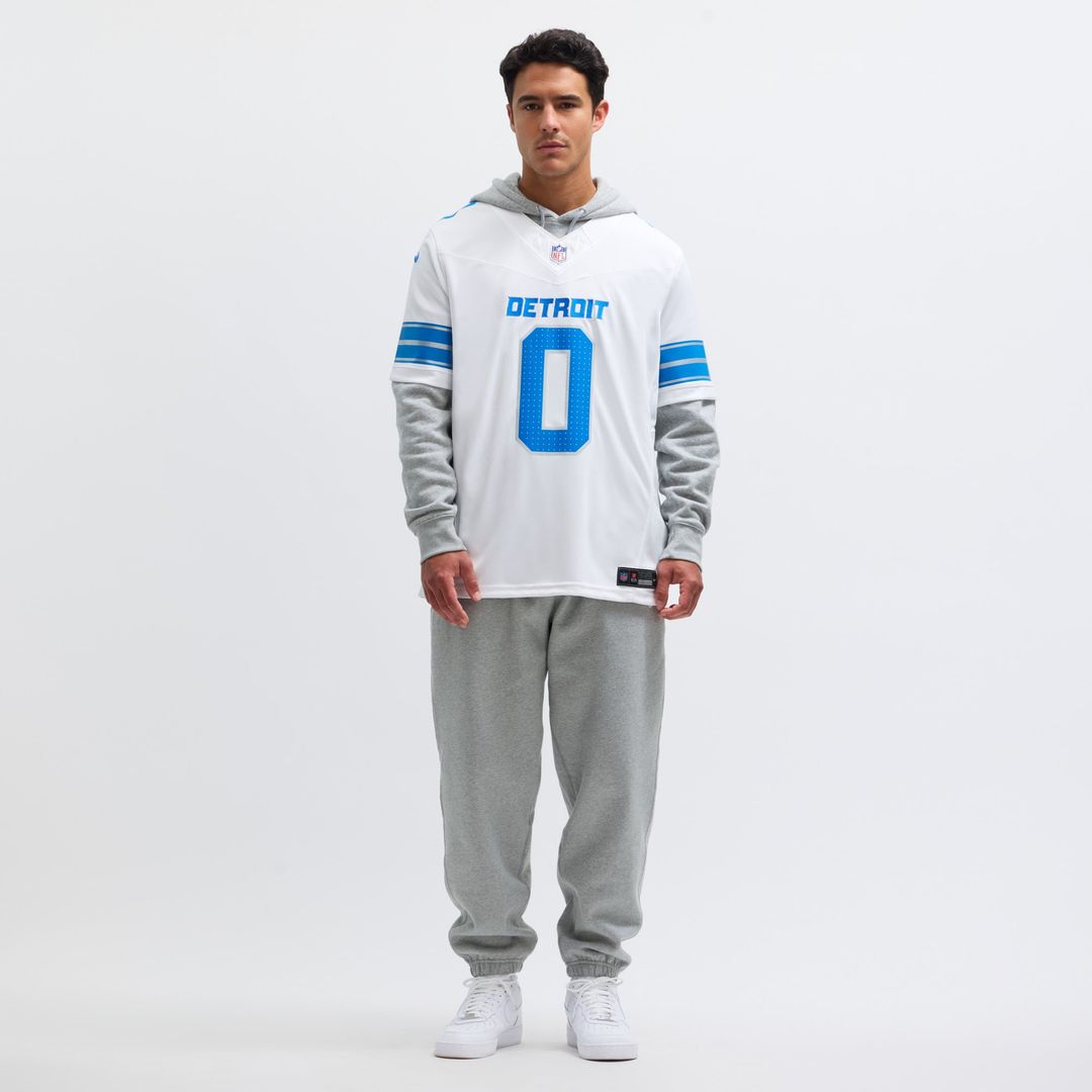 Detroit Lions Jahmyr Gibbs Nike Vapor F.U.S.E. Limited Jersey - White