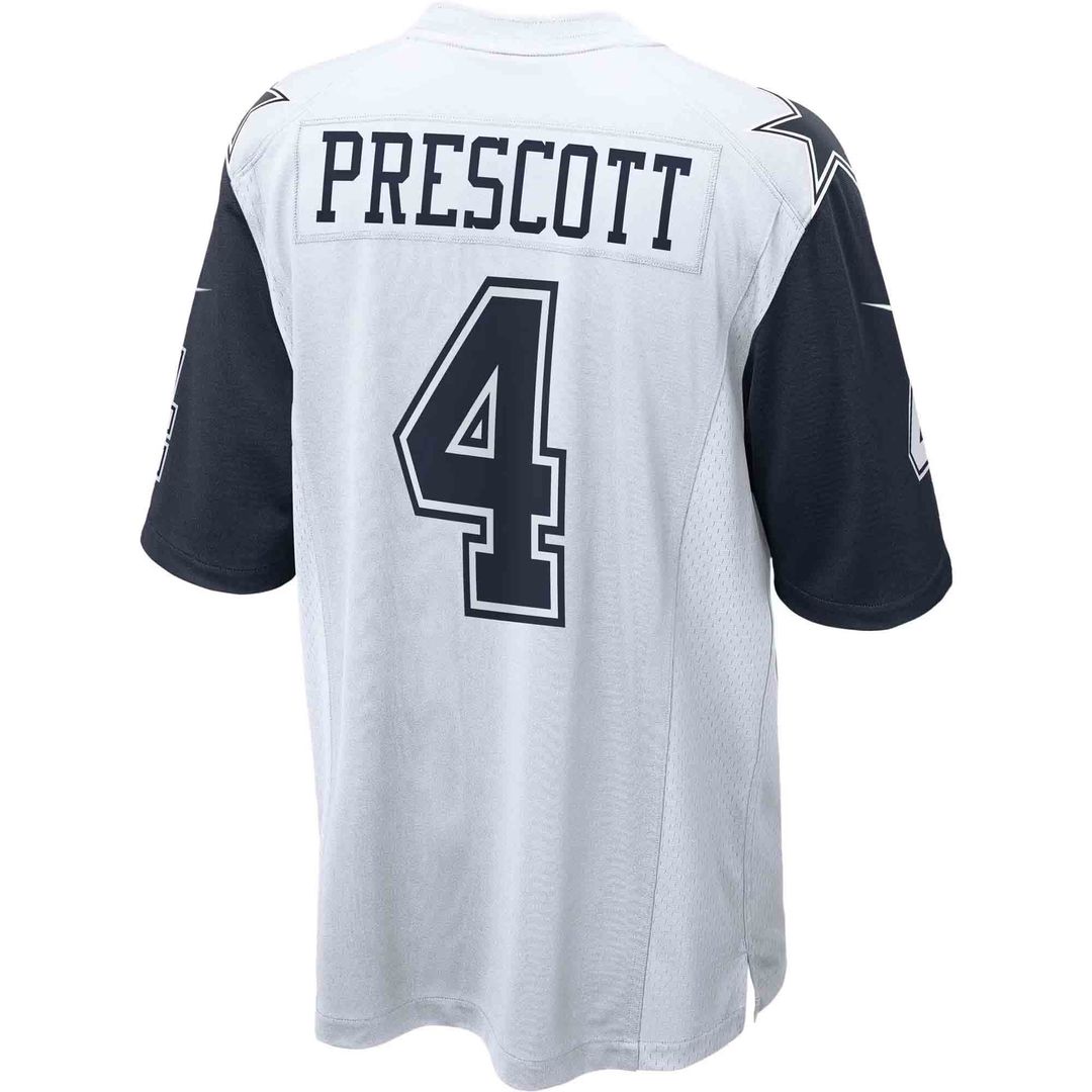 Dallas Cowboys Dak Prescott Nike Alternate Game Team Jersey - White