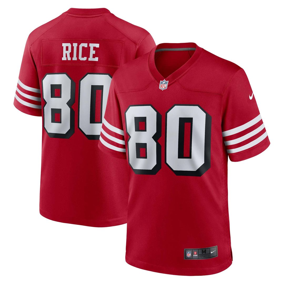 San Francisco 49ers Jerry Rice Nike Retired Player Game Jersey - White