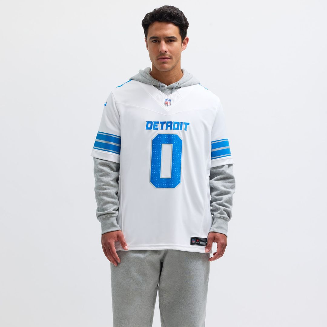 Detroit Lions Jahmyr Gibbs Nike 2nd Alternate Vapor F.U.S.E. Limited Jersey - Black