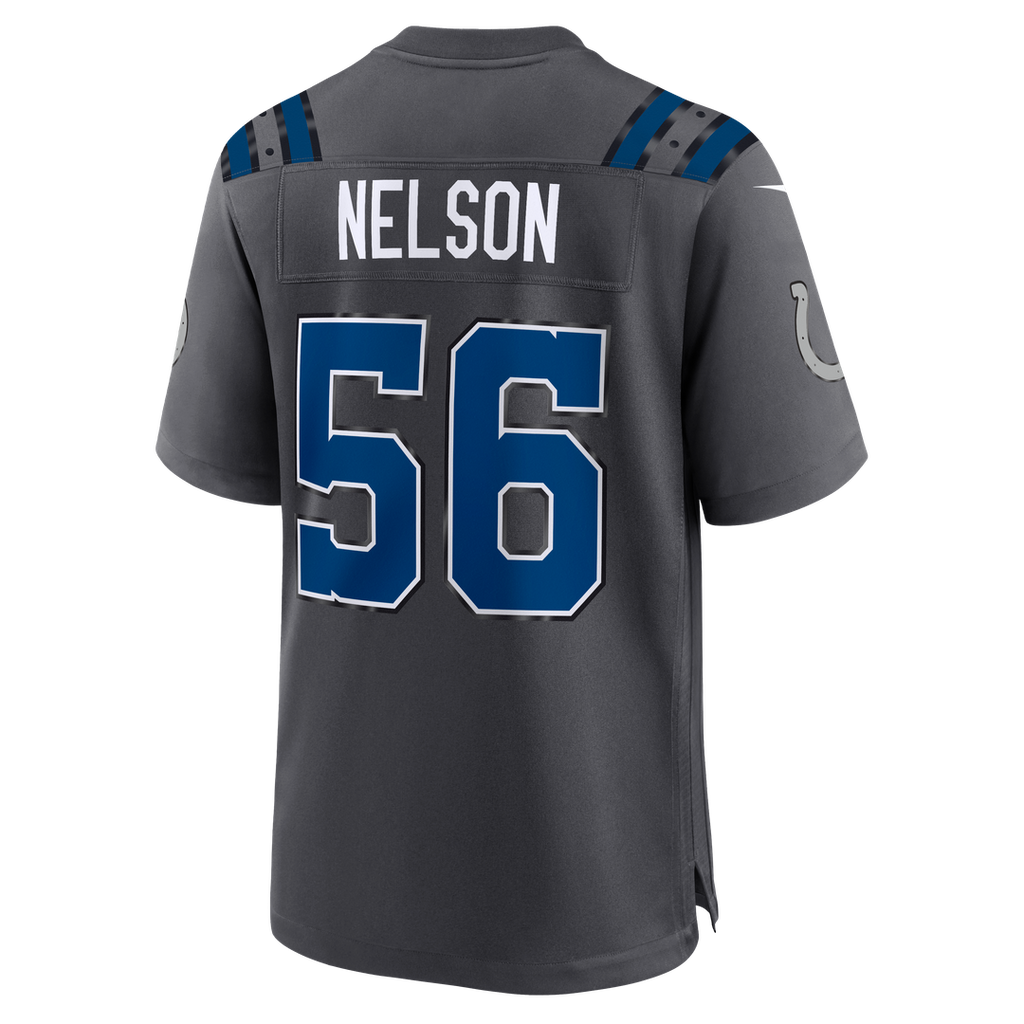 Indianapolis Colts Quenton Nelson Nike 2026 Rivalries Collection Game Jersey - Anthracite