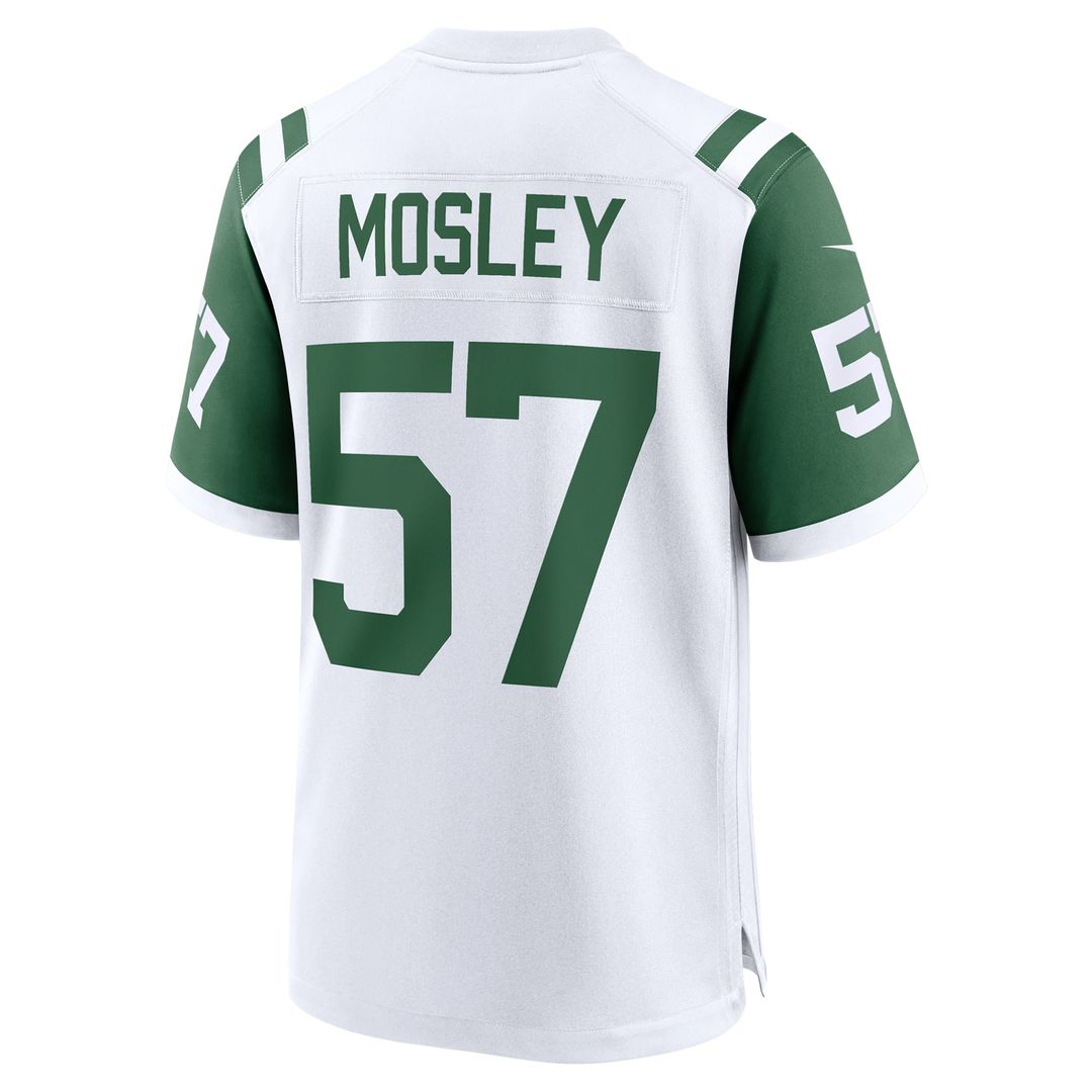 New York Jets C.J. Mosley Nike Classic Alternate Game Jersey - White