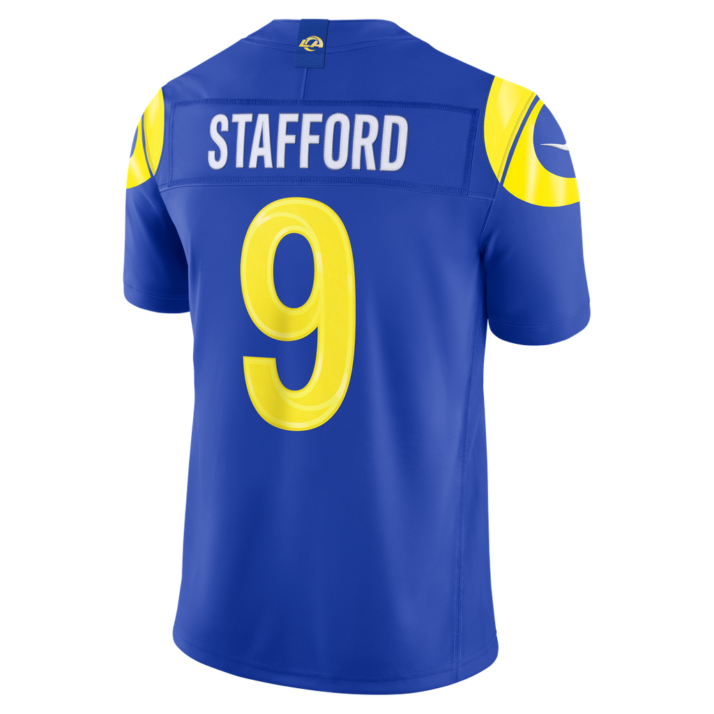 Los Angeles Rams Matthew Stafford Nike Team Vapor F.U.S.E. Stitched Limited Jersey - Royal