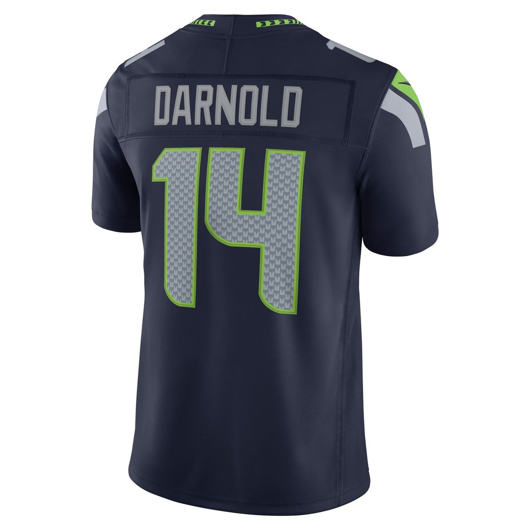 Seattle Seahawks Sam Darnold Nike Team Vapor F.U.S.E. Stitched Limited Jersey - College Navy