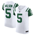 New York Jets Garrett Wilson Nike Classic Alternate Vapor F.U.S.E. Elite Jersey - White