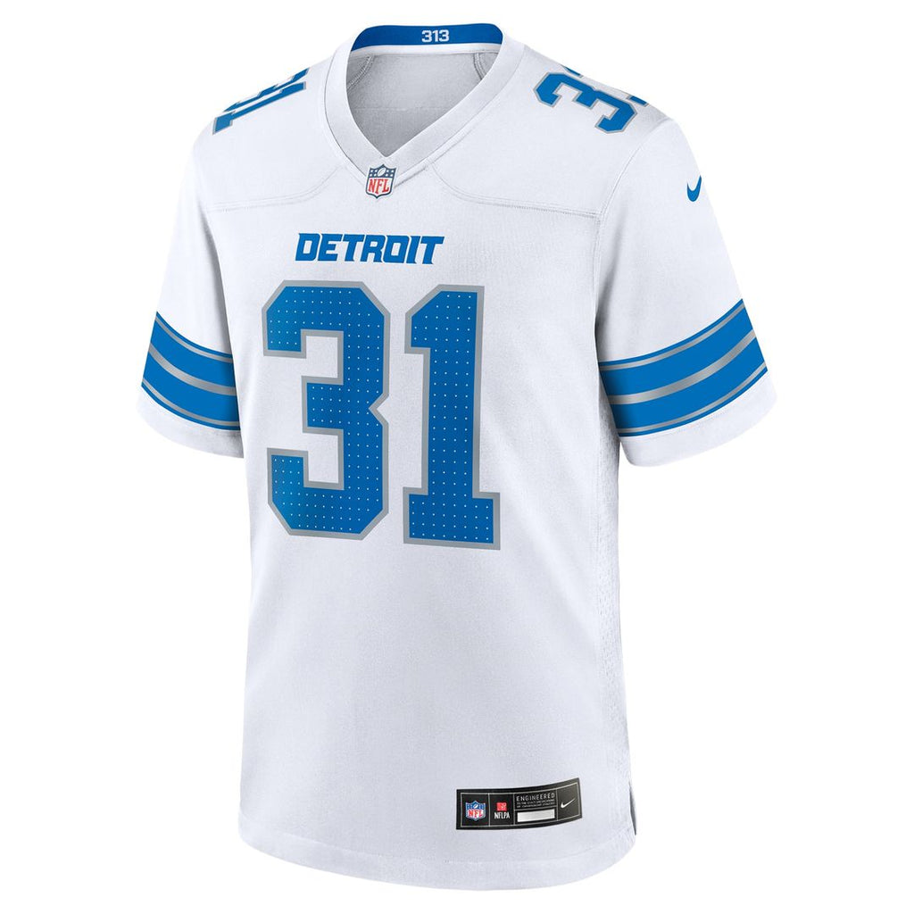 Detroit Lions Kerby Joseph Nike Game Jersey - White