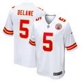 Kansas City Chiefs Mansoor Delane Nike Game Jersey - White